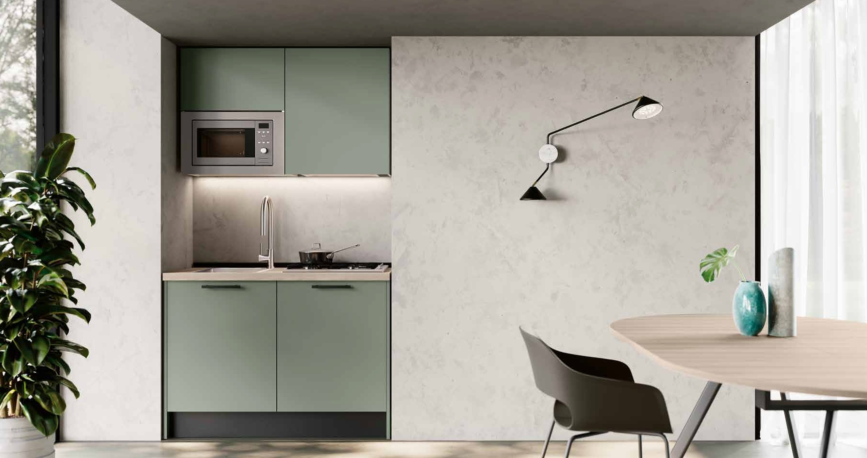 2399 € – Cuisine complète avec électroménagers Candy/MK