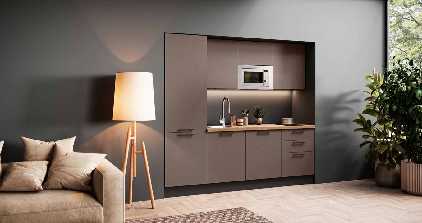 3699 € – Cuisine complète avec électroménagers Candy/MK